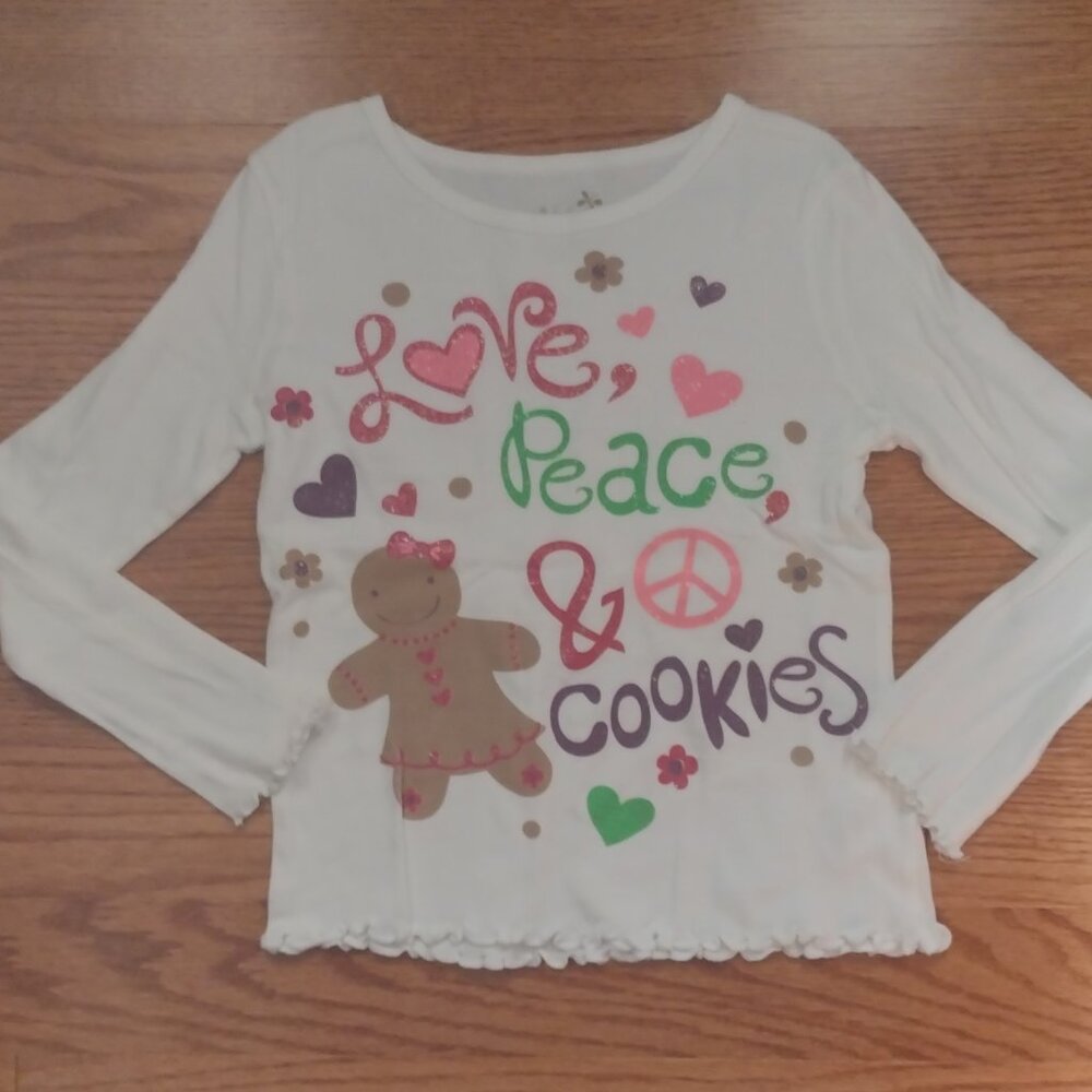 6 | Gingerbread Graphic Long Sleeve | Okie Dokie